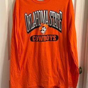 Oklahoma State Cowboys Men’s XXL Orange Long Sleeve Shirt NWOT